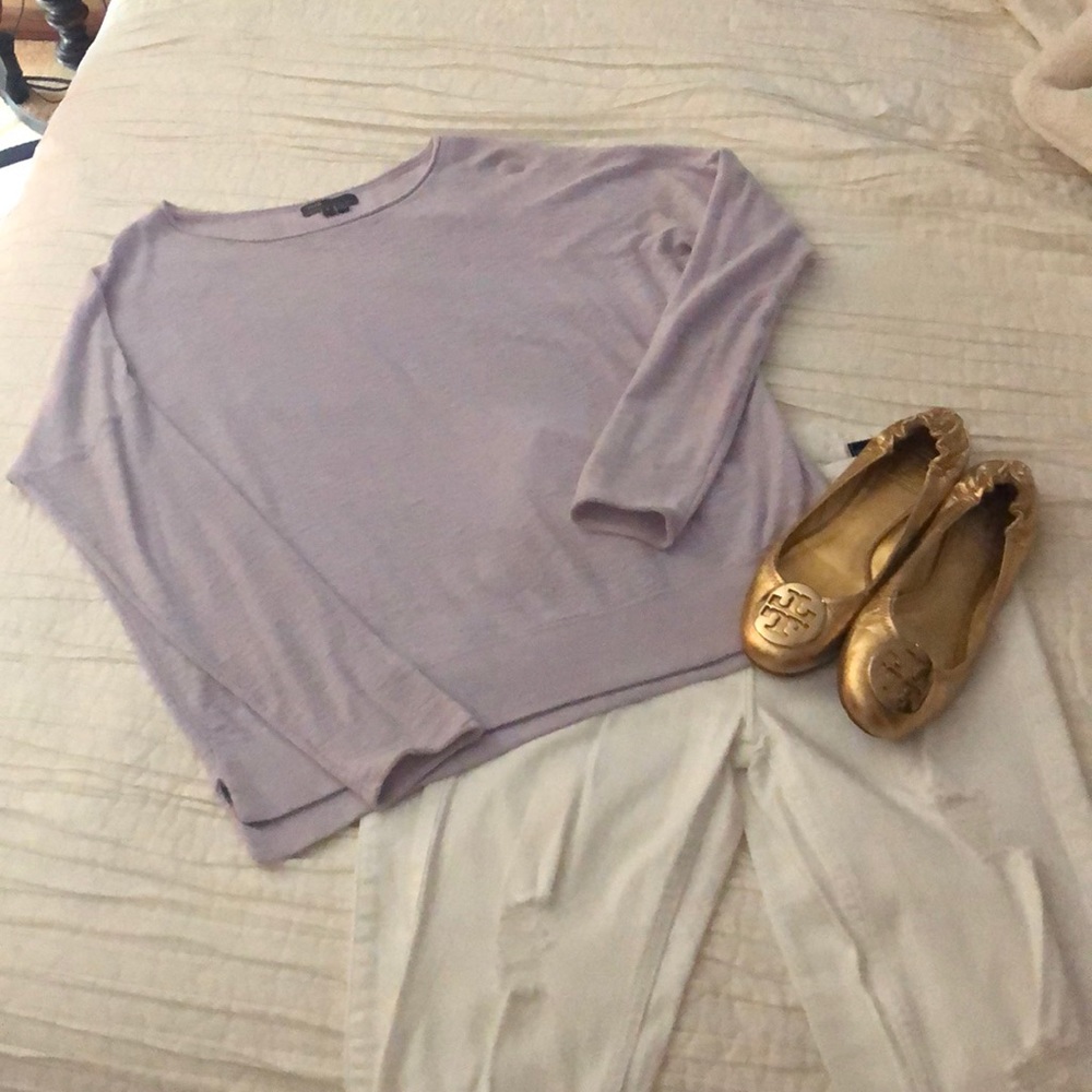 Vince purple cotton sweater.